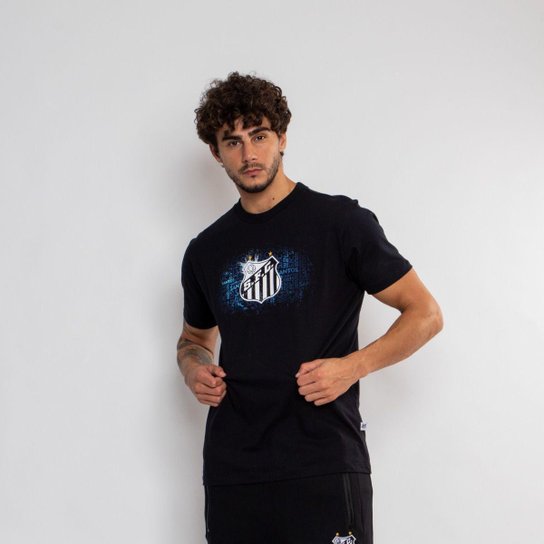 Camiseta Classica Santos Oficial Escudo
