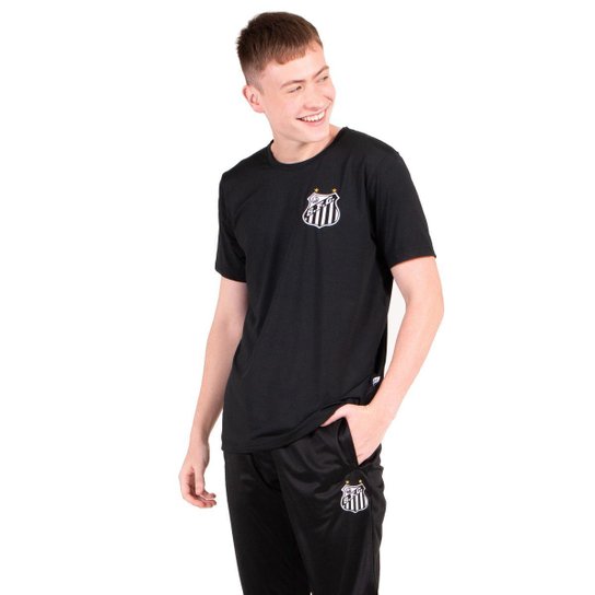 Camiseta do Santos Esportiva Poliéster Masculina