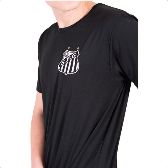Camiseta do Santos Esportiva Poliéster Masculina