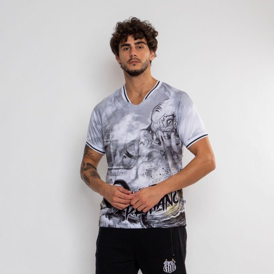 Camiseta Esporitva Santos Oficial Sempre Santos Cor:;Tamanho:GG