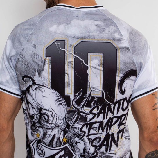 Camiseta Esporitva Santos Oficial Sempre Santos Cor:;Tamanho:GG