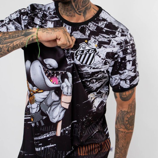 Camiseta Esportiva Santos Oficial Cor:;Tamanho:GG