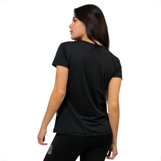 Camiseta Feminina Santos F.C Baby Look Esportiva Gola V