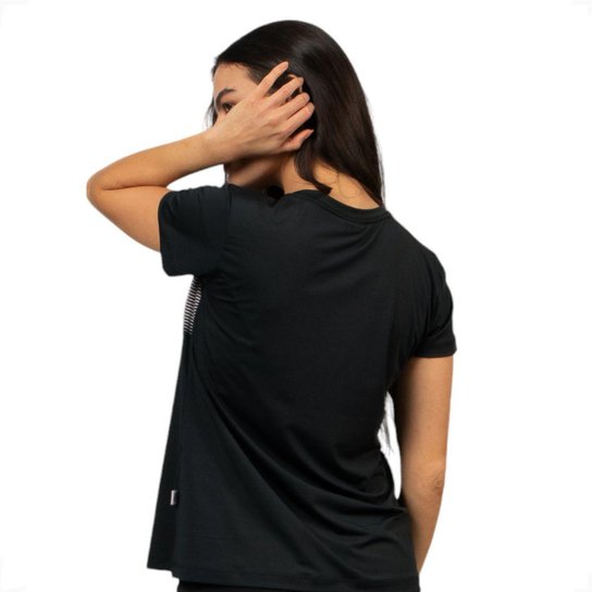 Camiseta Feminina Santos F.C Baby Look Esportiva Gola V