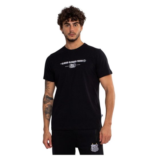 Camiseta Futebol Classica Santos Oficial Glorioso Alvinegro