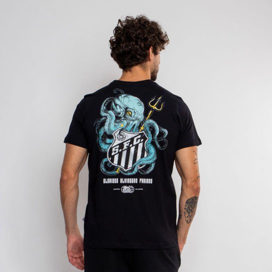Camiseta Futebol Classica Santos Oficial Glorioso Alvinegro