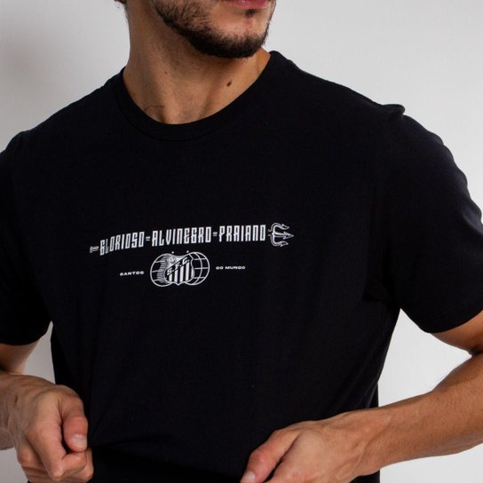 Camiseta Futebol Classica Santos Oficial Glorioso Alvinegro