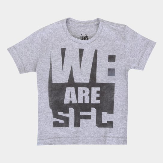 Camiseta Infantil Santos We Are SFC - Mescla