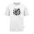 Camiseta Juvenil Masculina Santos Escudo Algodão Branca - Branco