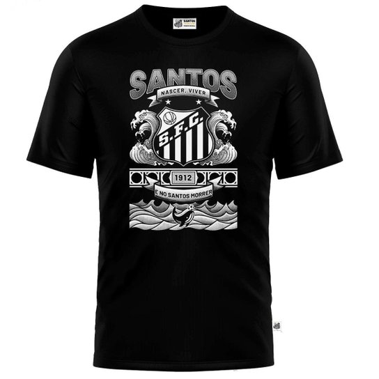 Camiseta Juvenil Santos Oficial Surf Center Classic 1912