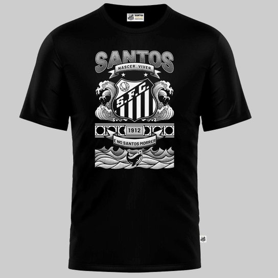 Camiseta Juvenil Santos Oficial Surf Center Classic 1912