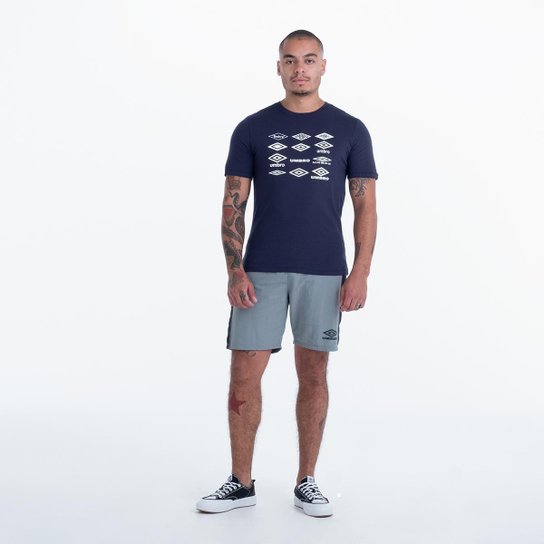 Camiseta Manga Curta Umbro Football Evolution Masculina