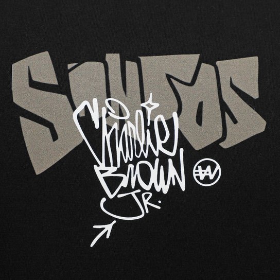 Camiseta Manga Longa Santos Fish Drip Masculina