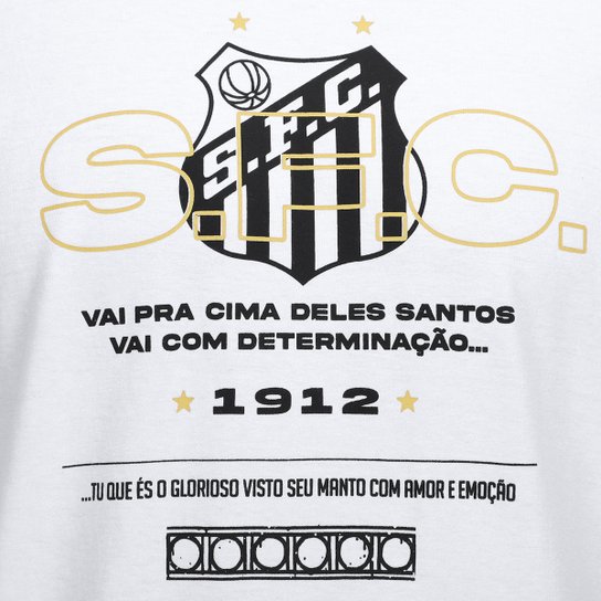 Camiseta Manga Longa Santos Masculina