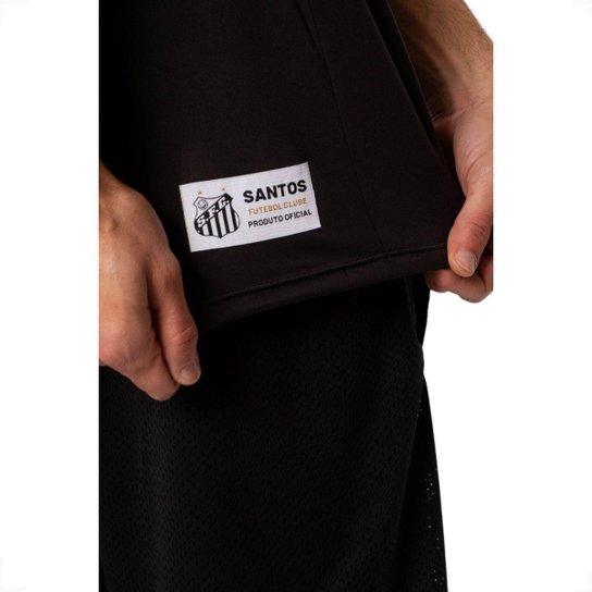 Camiseta Masculina Santos F.C Oficial Esportiva Recorte
