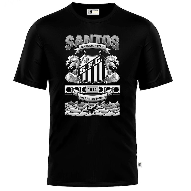 Camiseta Masculina Santos Futebol Clube Oficial 1912