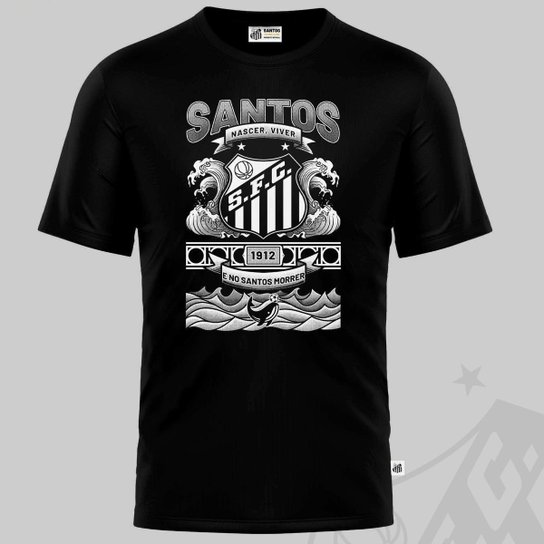 Camiseta Masculina Santos Futebol Clube Oficial 1912