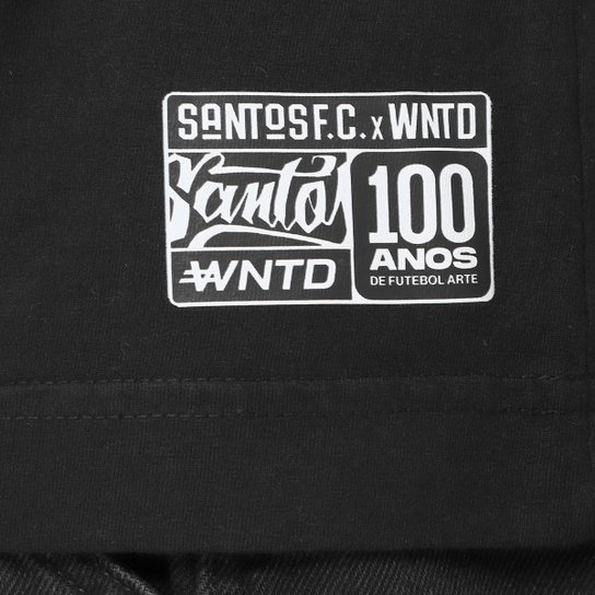 Camiseta Oversized Santos Pela Bandeira que Ensina Masculina