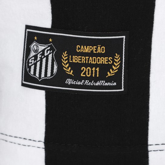 Camiseta Santos 2011 Listrada Retrômania Masculina