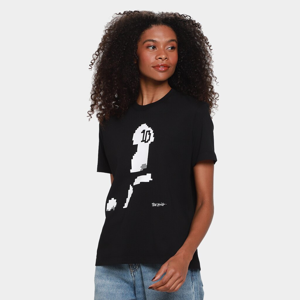 Camiseta Santos Estilo Rei Feminina