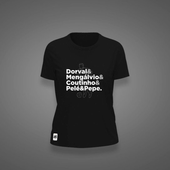 Camiseta Santos Feminina Zé Carretilha Lendas