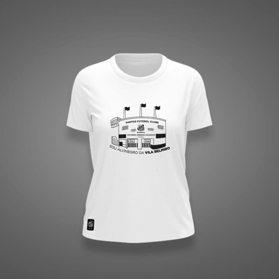 Camiseta Santos Feminina Zé Carretilha Vila Belmiro