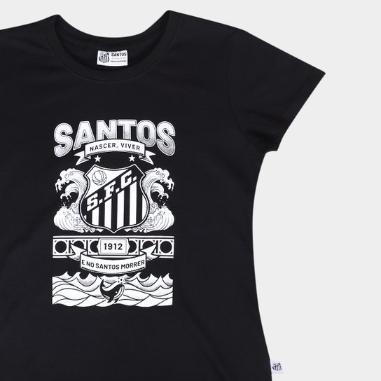 Camiseta Santos Feminina