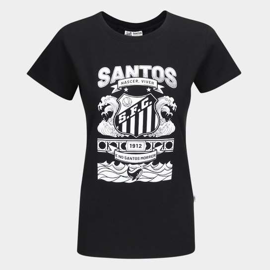 Camiseta Santos Feminina