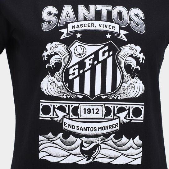 Camiseta Santos Feminina