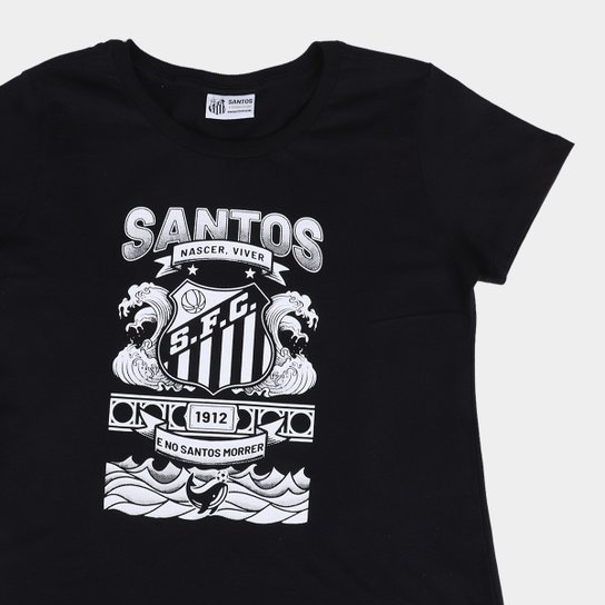 Camiseta Santos Feminina