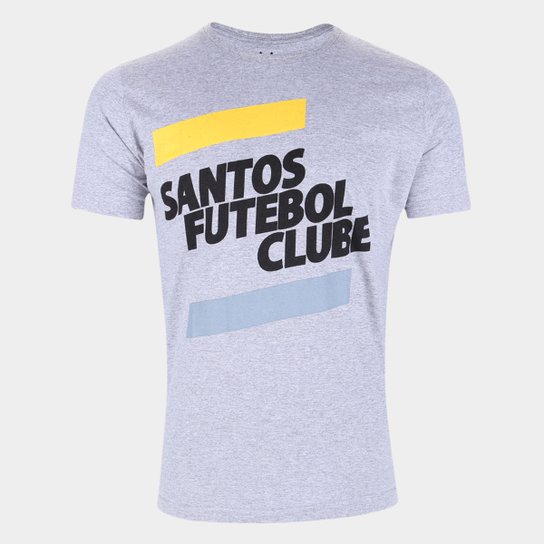 Camiseta Santos Futebol Clube Masculina - Mescla