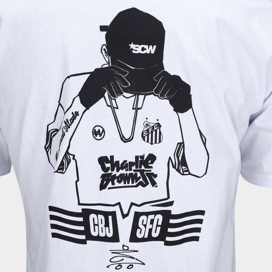 Camiseta Santos Joga Bola Masculina