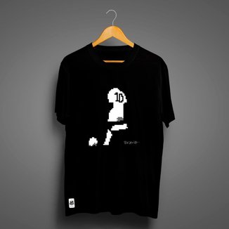 Camiseta Santos Feminina Estilo Rei Estampa Grande