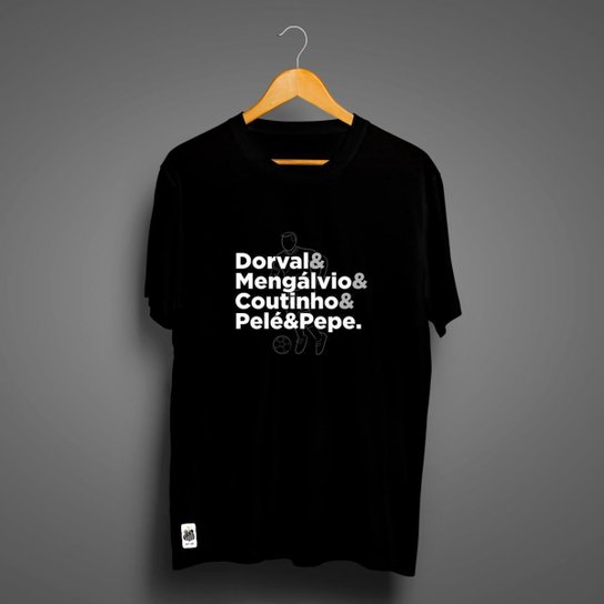 Camiseta Santos Masculina Zé Carretilha Lendas