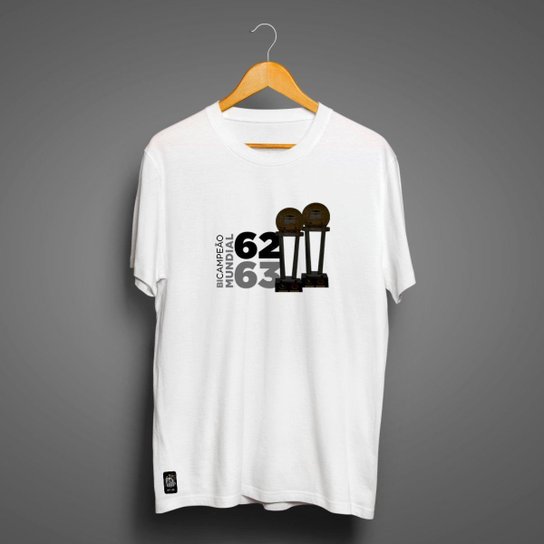 Camiseta Santos Masculina Zé Carretilha Mundial 62/63