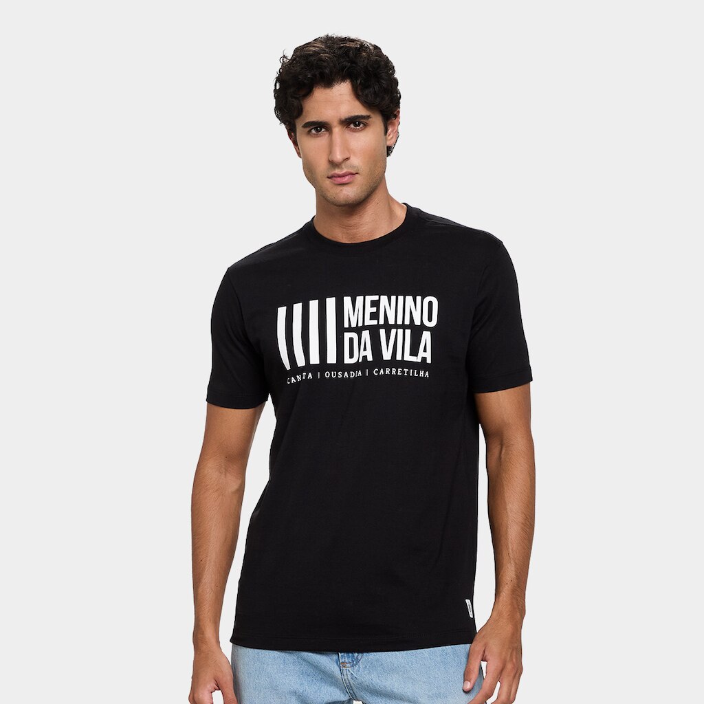 Camiseta Santos Menino Da Vila Masculina