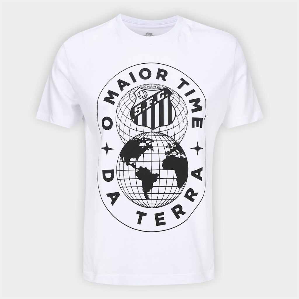 Camiseta Santos O Maior Time Da Terra Feminina