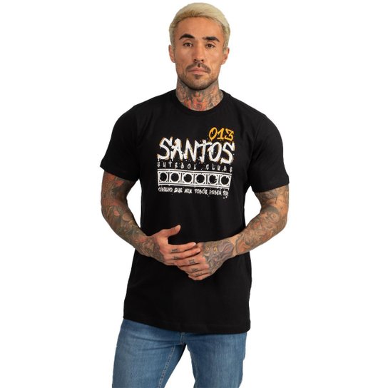 Camiseta Santos Oficial Classic 013 Algodão Masculina