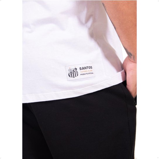 Camiseta Santos Oficial Classic Algodão Plus Size Masculina