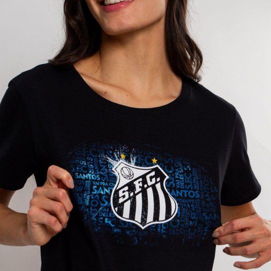 Camiseta  Santos Oficial Escudo