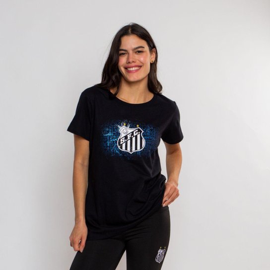 Camiseta  Santos Oficial Escudo