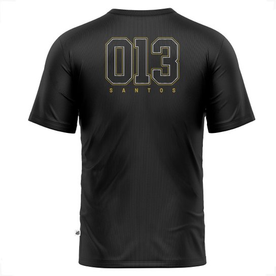 Camiseta Santos Oficial Esportiva Poliéster Masculina