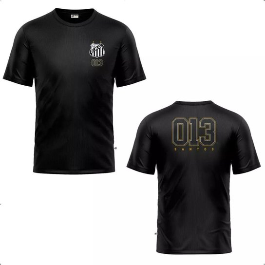 Camiseta Santos Oficial Esportiva Poliéster Masculina