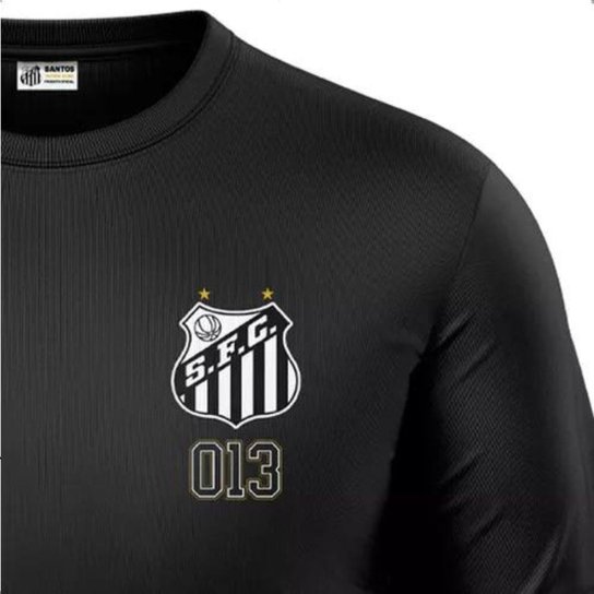 Camiseta Santos Oficial Esportiva Poliéster Masculina