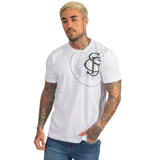Camiseta Santos Oficial Torcedor Algodão Masculina