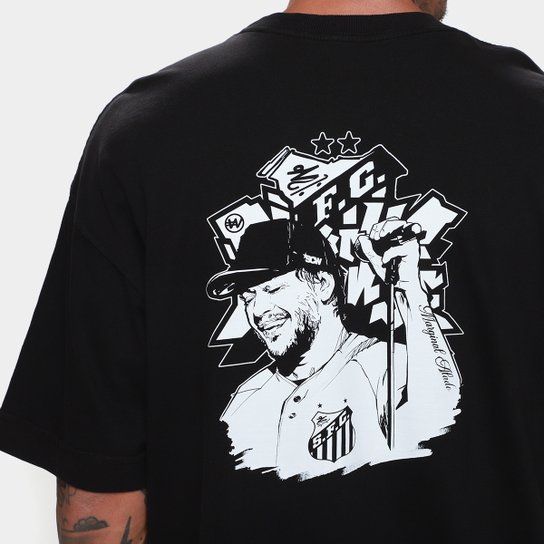 Camiseta Santos Oversized Eterno Masculina