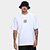 Camiseta Santos Oversized Eterno Masculina - Branco