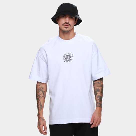 Camiseta Santos Oversized Eterno Masculina