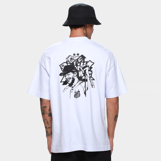 Camiseta Santos Oversized Eterno Masculina