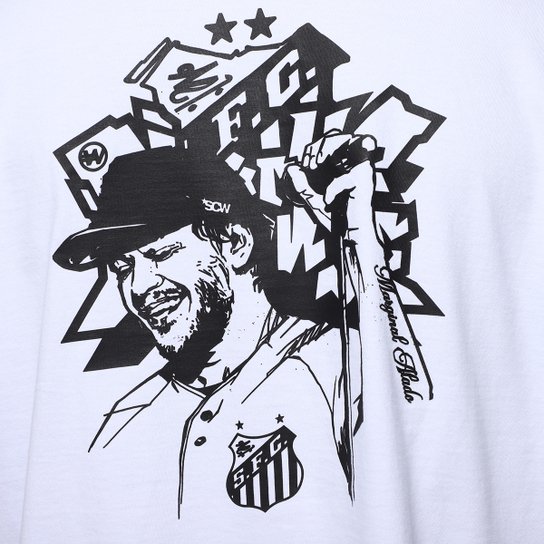 Camiseta Santos Oversized Eterno Masculina